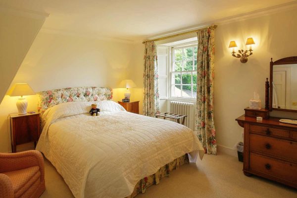 A colour photograph of a double room at Edradynate Luxury self catering accommodation in Scotland - Edradynate Country House and Sporting Estate House Perthshire