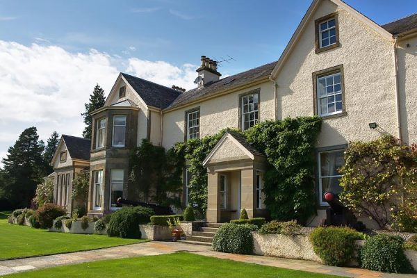 Edradynate Country House External View - Luxury Scottish Country House for Rent & Sporting Estate in Perthshire, Scotland