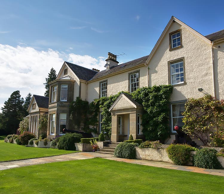 Edradynate Country House External View - Luxury Scottish Country House for Rent & Sporting Estate in Perthshire, Scotland