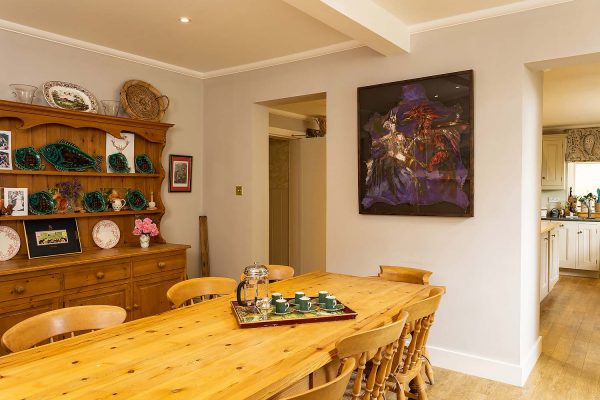 An image of the breakfast room at Edradynate Estate - Luxury self catering accommodation in Scotland -Perthshire