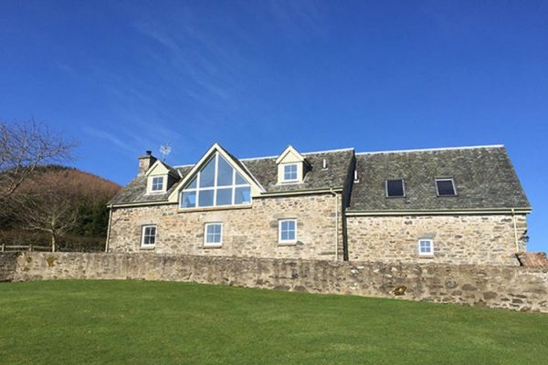 A colour image of the exterior of Aodin - accommodation for a a self catering holiday Scotland - Edradynate Country House and Sporting Estate Perthshire